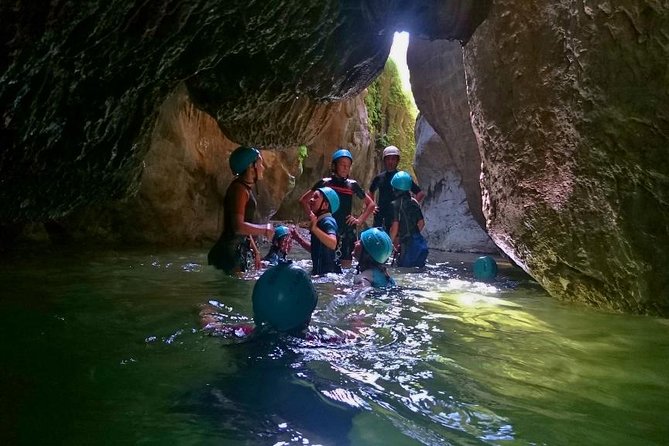Canyoning Gorge Descent, river walk in Benahavis. - Optional jumps and natural slides: choose your own challenge