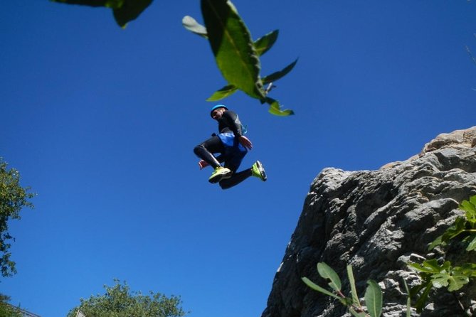 Canyoning Gorge Descent, river walk in Benahavis. - A guide-led adventure that works for families