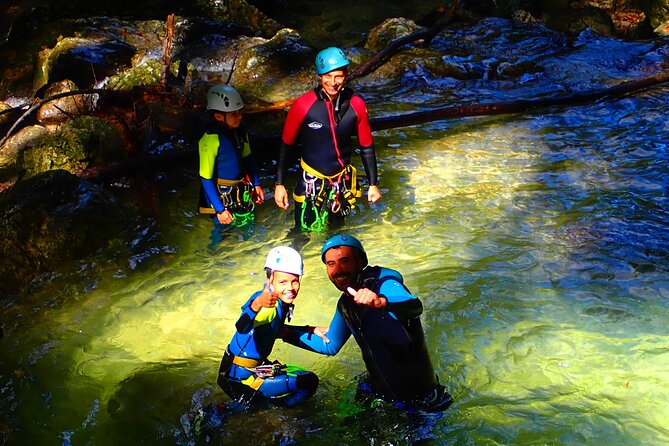 Canyoning Grenoble: the Furon canyon - Mini-slides, a tyro, and a changing rhythm