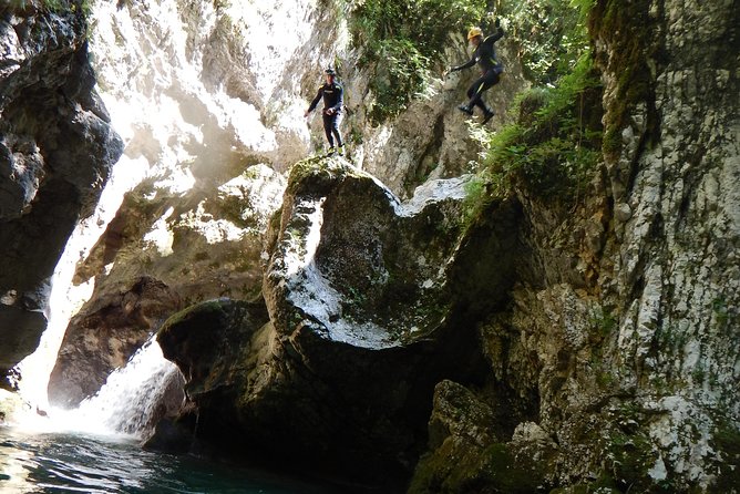 Canyoning in Nevidio Canyon - Breaks With Brandy, Juice, and Chocolate