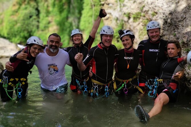 Canyoning in the water - Kourtaliotiko Gorge - The river route and Fairy Cave