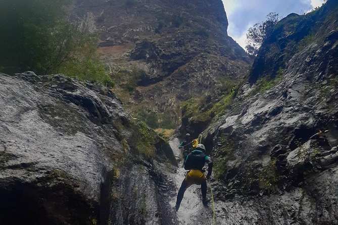 Canyoning Madeira Island - Level Two - Abseiling down waterfalls in a small group