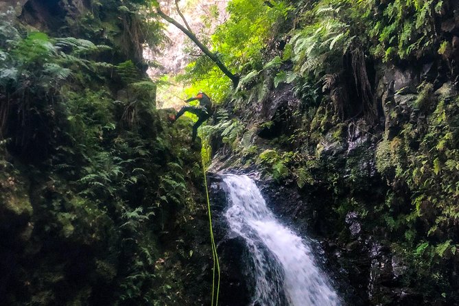Canyoning Madeira Island - Level Two - Getting fitted with wetsuit, helmet, and canyoning shoes