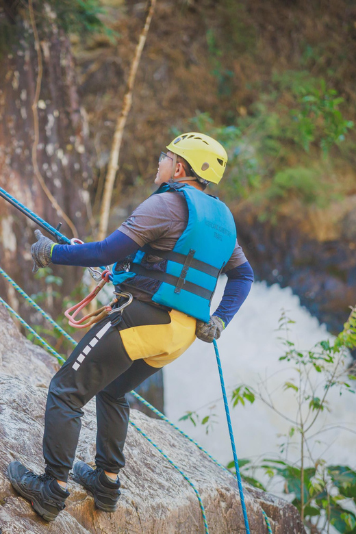 Canyoning Tour in Da Lat - Base camp: learning the ropes before the waterfall