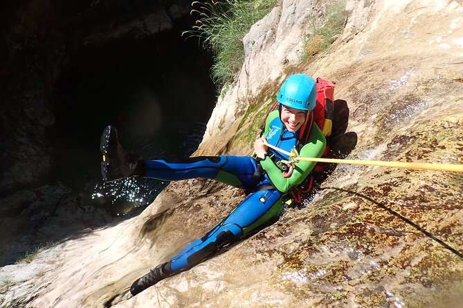 Canyoning "Vione" - advanced Canyoningtour also for sportive beginner - Abseiling is not automatic