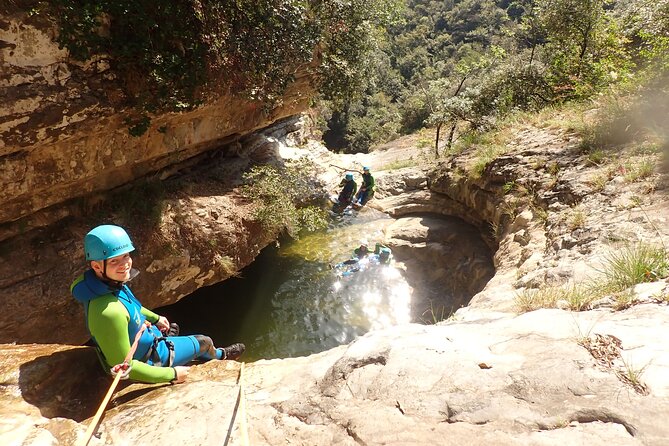 Canyoning "Vione" - advanced Canyoningtour also for sportive beginner - The guides and the group atmosphere