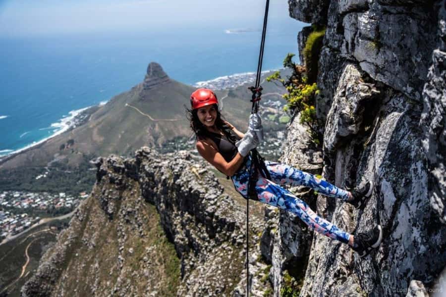 Cape Town: Table Mountain Abseiling Experience - The rocky hike back to the summit