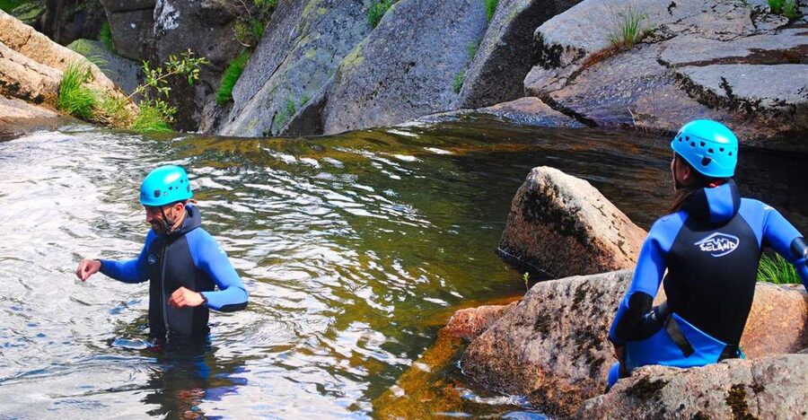 Castro Laboreiro: Water Canyoning Tour - Entering the Castro Laboreiro River