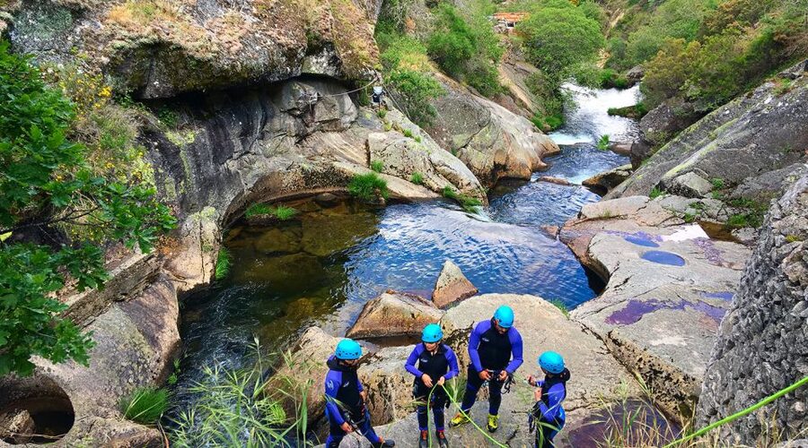Castro Laboreiro: Water Canyoning Tour - The cave rappel makes a memorable finish