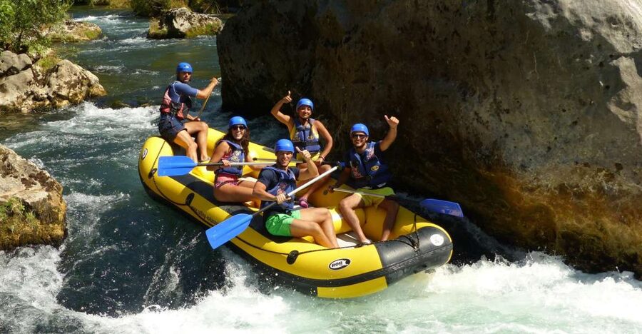 Cetina River: Rafting and Cliff Jumping Tour - The first 30 minutes on the river