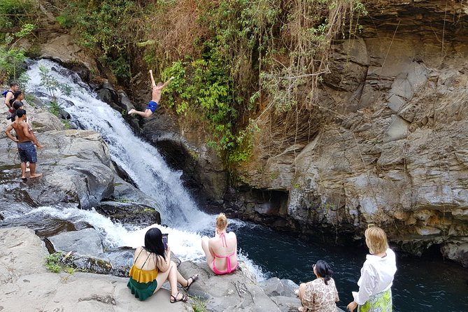 Cliff Jumping and Sliding at Aling Aling Waterfall - Meeting a Balinese family at home