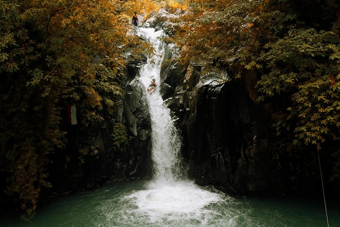 Cliff Jumping and Sliding at Aling Aling Waterfall - Walking through Cengana Rice Field