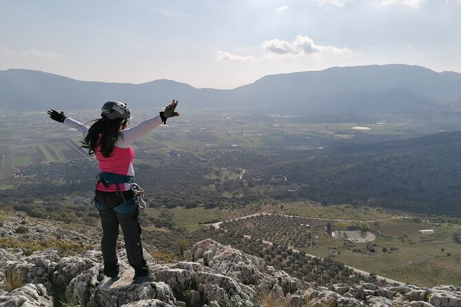 Climbing the John Hogbin Via Ferrata with Lunch - The pendulum, stairs to heaven, and bridges