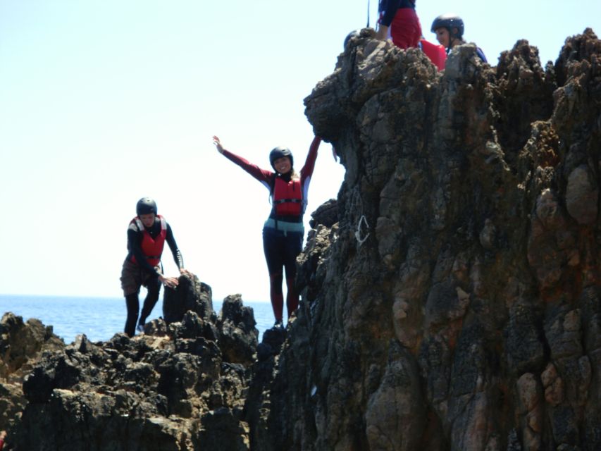 Coasteering Algarve: Cliff Jump, Swim & Climb in Sagres - Swimming, scrambling, and clear coastal water