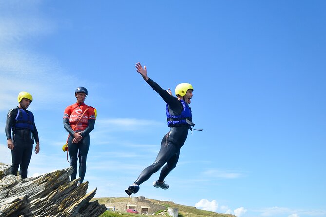 Coasteering Experience in Newquay - Entering the Adventure Gully