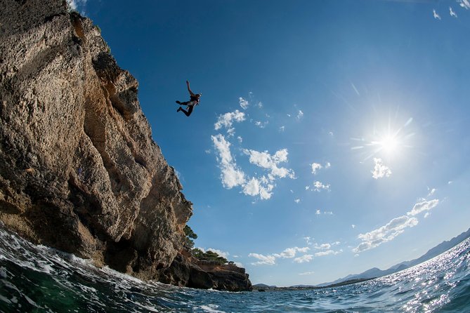 Coasteering in South Mallorca with Transfers - Starting small before the serious jumps