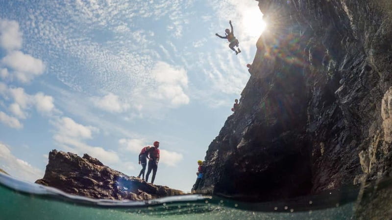 Cornwall: Coasteering & Cliff Jumping Adventure - Caves, arches, and the coast from sea level