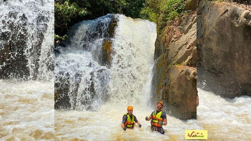 Dalat: Canyoning Extreme Adventure Vietnam - The 25-meter waterfall is the day’s main test