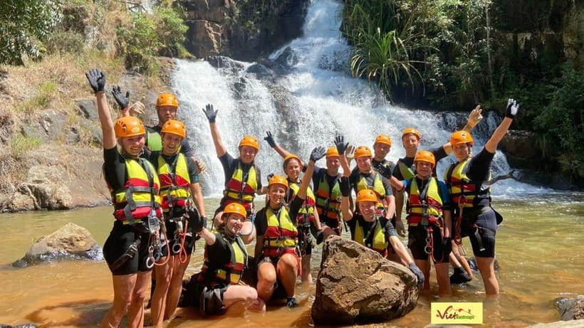 Dalat: Canyoning Extreme Adventure Vietnam - Starting at base camp with a proper safety lesson