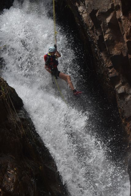 Dalat: Extreme Canyoning Adventure - The 18-meter dry cliff