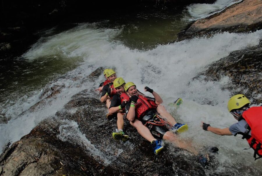 Dalat Vietnam Canyoning - From Dalat pickup to Datanla training