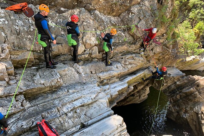 Discover Canyoning at Bruar Falls - What the three-hour route includes
