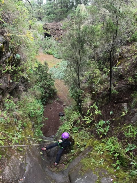 Dry canyoning Chimoche - Starting at Casa Forestal near La Orotava