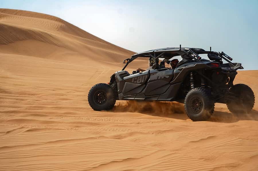 Dubai: Extreme Can-Am Buggy Desert Safari Adventure - The 45-minute ride from Dubai to the red dunes