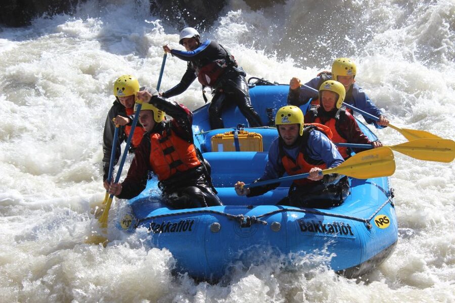 East Glacial River Extreme Rafting - Soup, transport, and the hot tub finish
