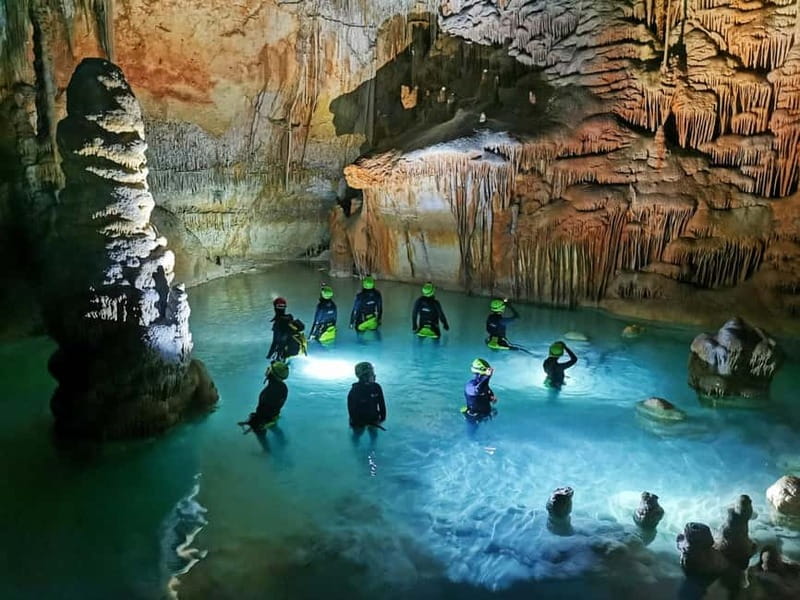 Estany d'en Mas: Coastal Hike, Abseil & Sea Cave Exploration - Inside the sea cave, where the real reward begins