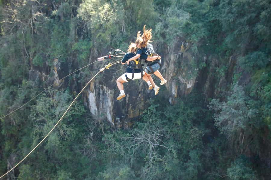 Experience Bungee, Swing & Slide from Victoria Falls Bridge - The giant bridge swing