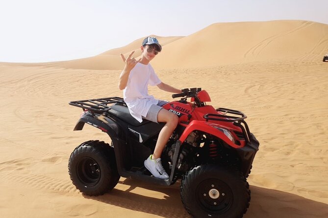 Extreme Quad Driving Adventure Tour - The camel ride provides a slower desert moment