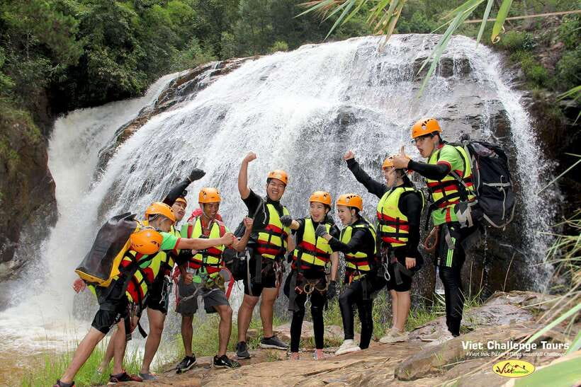 Extreme ZIPLINE 1500M & CANYONING in DA LAT - Starting in Da Lat and reaching Datanla Waterfall