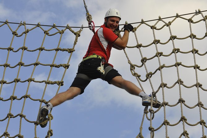 Family and Adventure park - Glavani Park - The climbing wall and the Devil’s Causeway