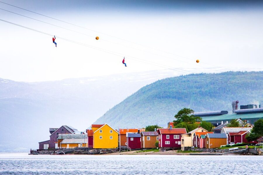Feel the adrenaline in Mosjøen Zipline - Starting at Ytterøra 23