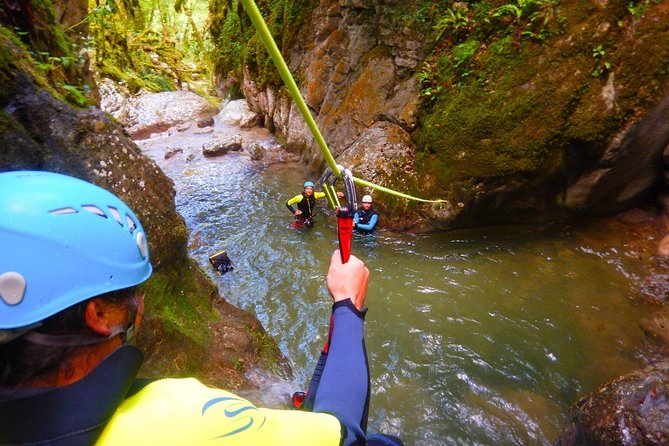 First canyoning in Grenoble in the Vercors - What the canyon route actually includes
