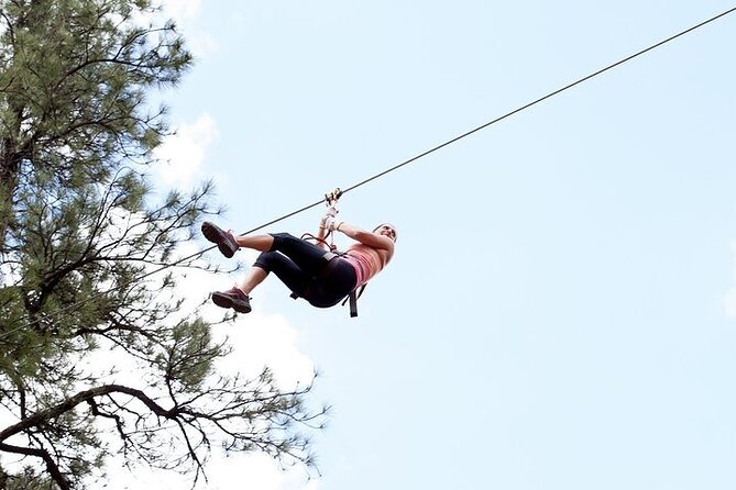 Flagstaff Extreme Adventure Course-Adult Course - Black course: the final test in the canopy