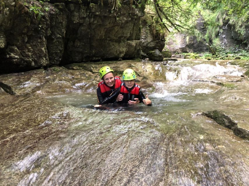 From Arco: Lake Garda Canyoning Experience - Rio Nero gives families a softer introduction to canyoning
