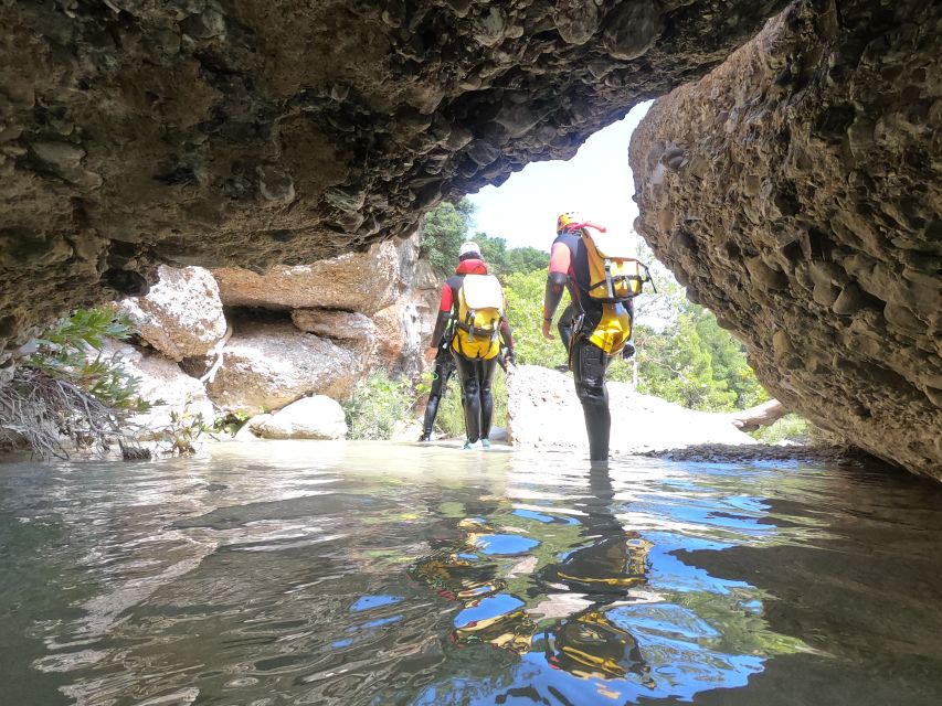 From Athens: Agios Loukas Gorge Canyoning Experience - Five small abseils through the gorge