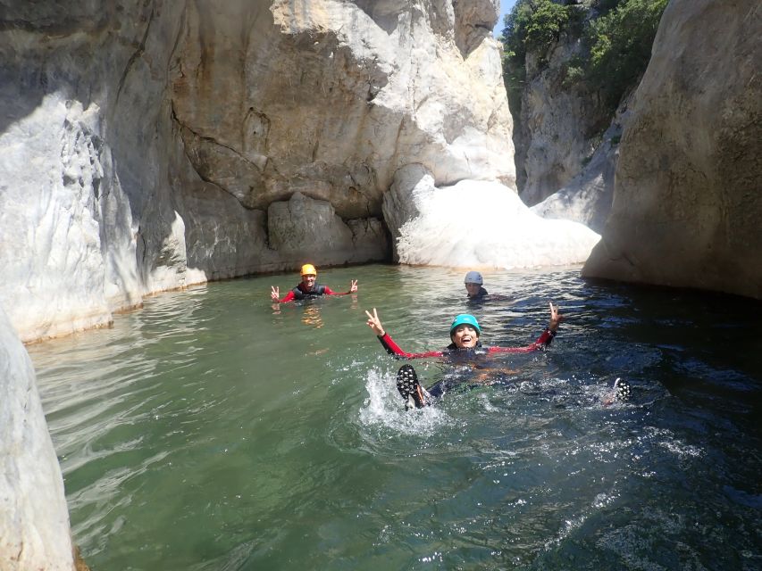 From Athens: Manikia Gorge Canyoning - River trekking and the final stretch