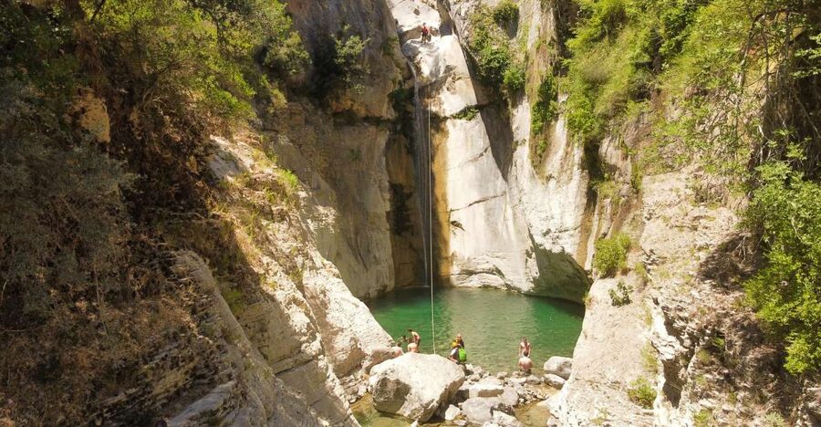 From Athens: Manikia Gorge Canyoning - Meeting your guide in Manikia