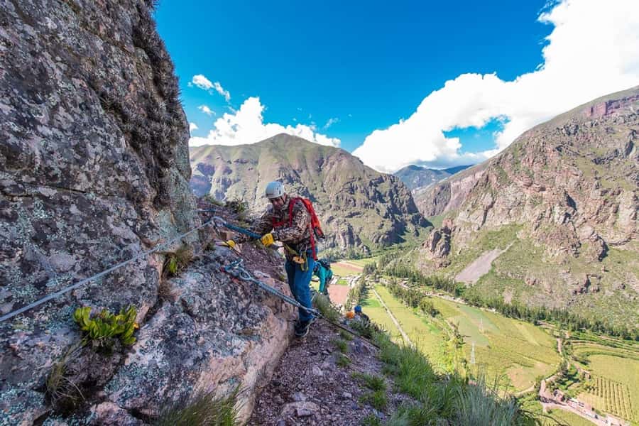 From Cusco: Via Ferrata & Zip Line with lunch - The suspension bridge and the two lunch choices