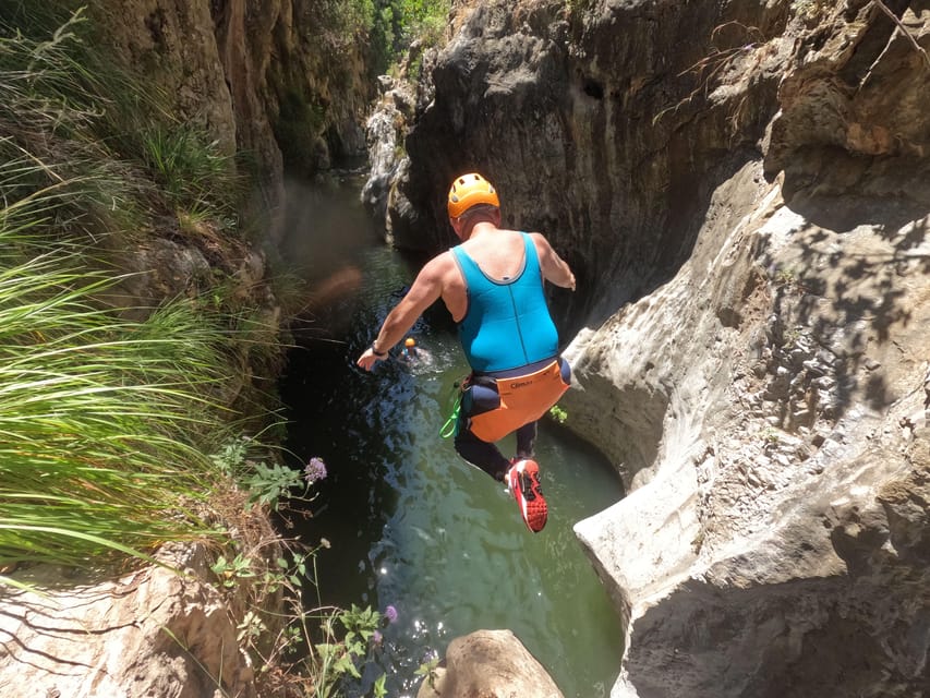 From Estepona: Guadalmina River Guided Canyoning Adventure - Photos, Videos, Snacks, and the Three-Hour Schedule