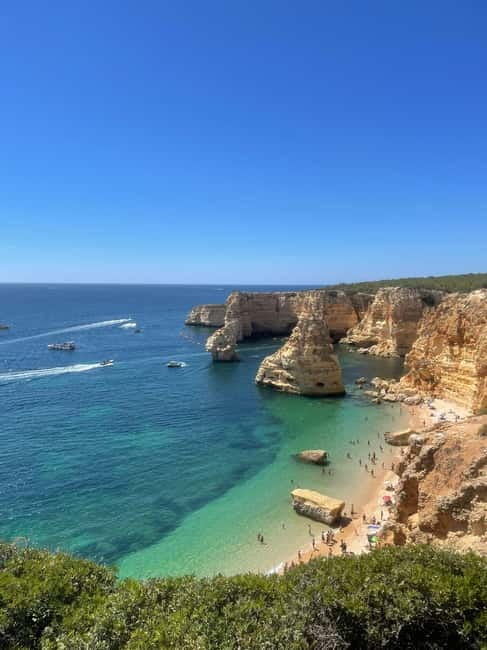 From Faro: Adventure Express Tour - Cliff Jump & Beach - Marinha Beach: time to slow down