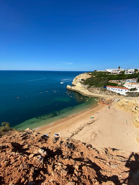 From Faro: Adventure Express Tour - Cliff Jump & Beach - Transport, timing, and what the four hours really mean