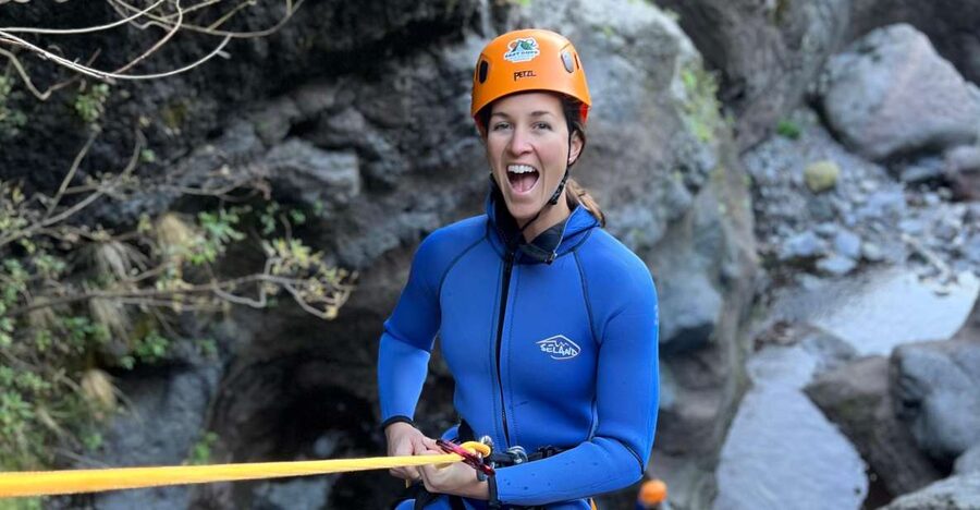 From Funchal: Intermediate Canyoning Adventure (Level 2) - A careful start: equipment, briefing, and the short approach