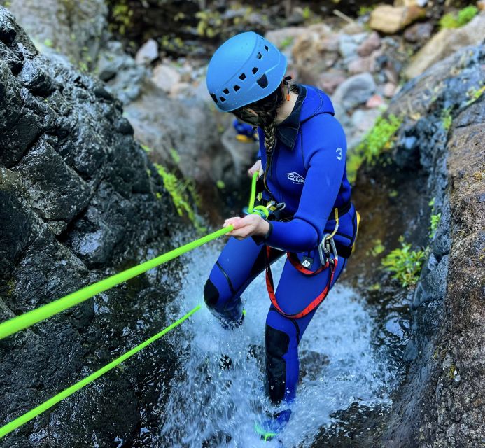 From Funchal: Intermediate (Level 2) Canyoning Adventure - Slides, jumps, and natural pools