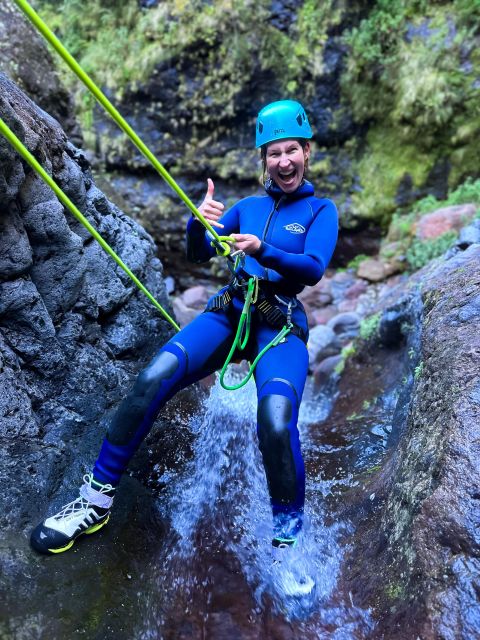 From Funchal: Intermediate (Level 2) Canyoning Adventure - Photos and videos without a camera in your hand