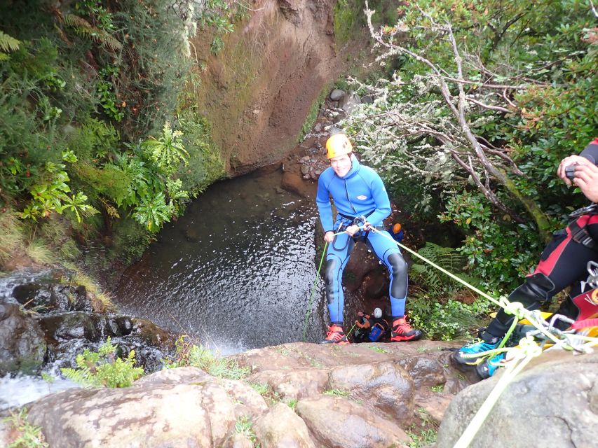 From Funchal: Madeira Island Canyoning for Beginners - Abseiling feels safer than it looks