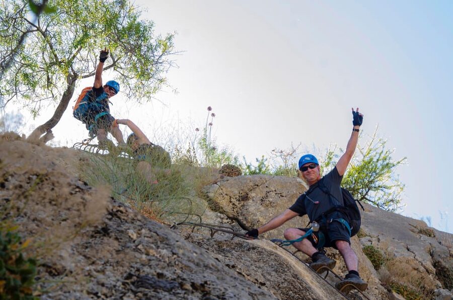 From Granada: Climb Zafarraya's 'Via Ferrata John Hogbin' - Who will enjoy this most